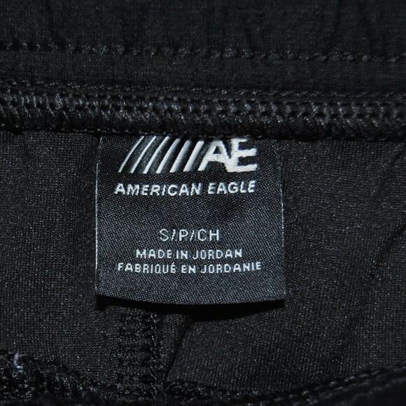 American Eagle Black Jogger Style Sweatpants with Drawstring Small - Picture 9 of 9